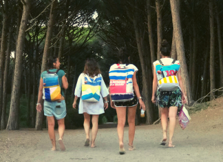 Zaini con vele riciclate Windlittlebags