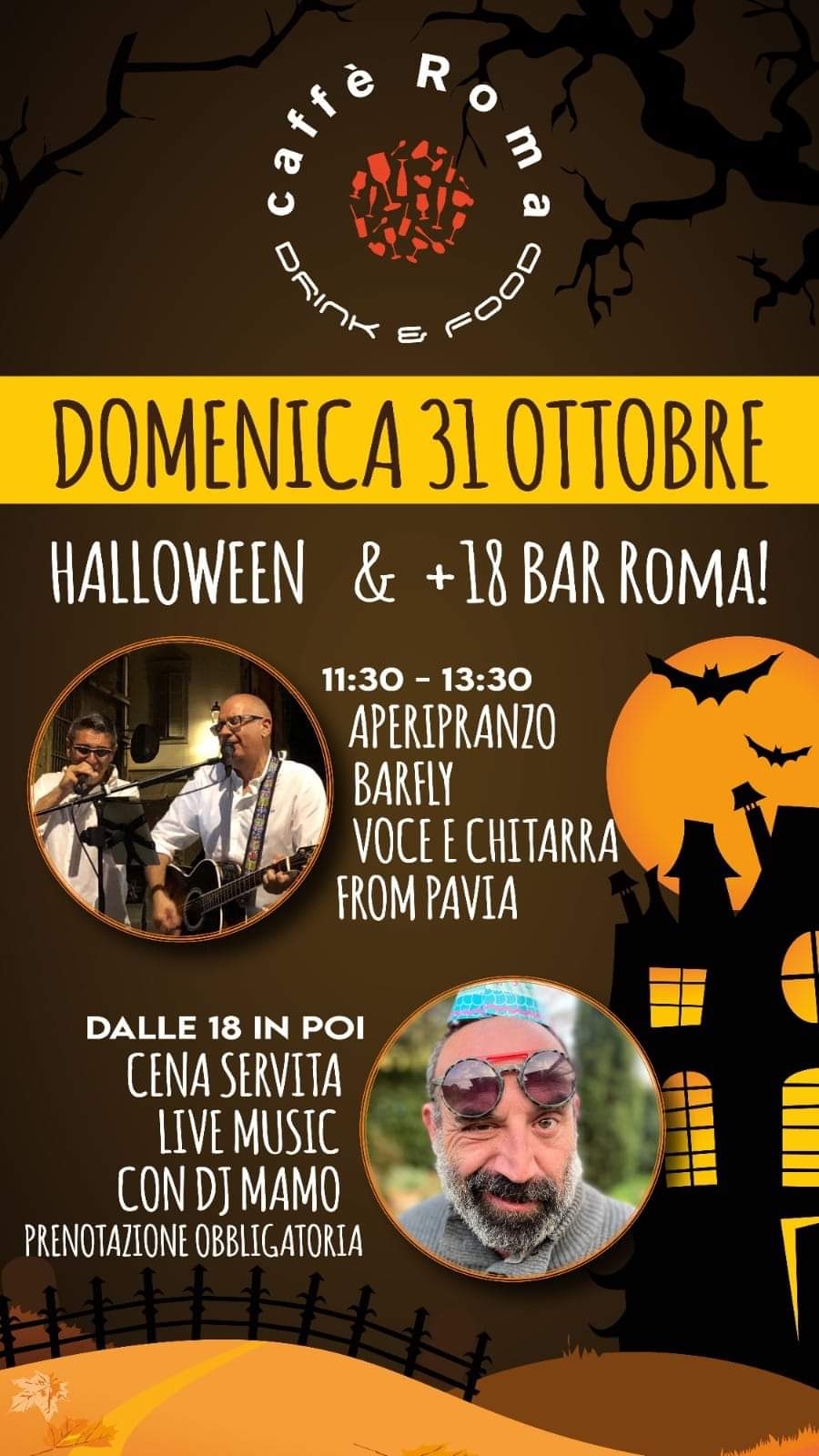 Halloween al caffè Roma