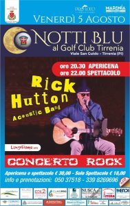 Rick Hutton Acoustic Band al Golf Club Tirrenia