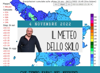 Il meteo dello “Skilo”