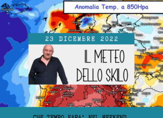 Il meteo dello “Skilo”