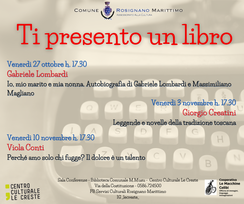 Venerdì 10 novembre h. 17.30 Viola Conti Perché amo solo chi fugge Il dolore è un talento Giovane Holden edizioni (1)