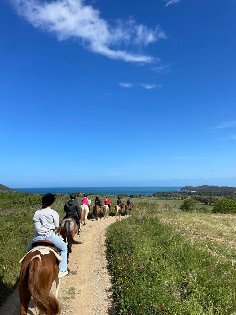 Passeggiate a cavallo nel Parco archeologico di Baratti e Populonia
