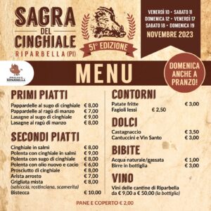 sagra del cinghiale