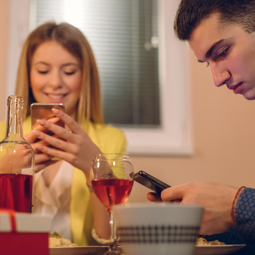 cena senza cellulare