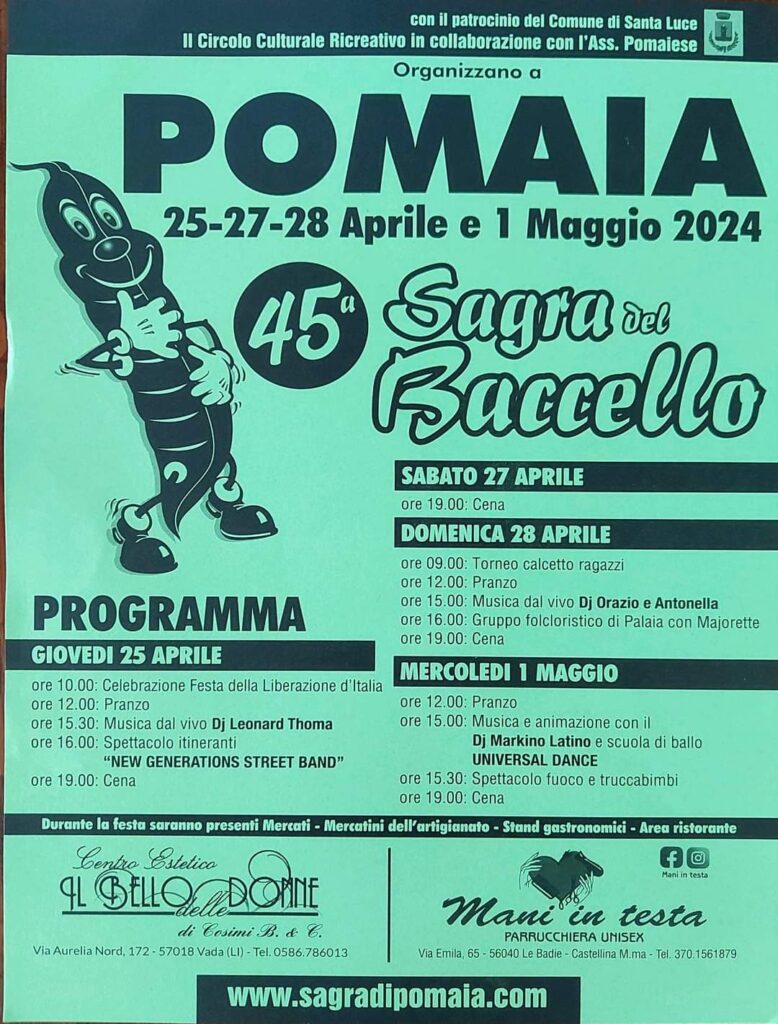 sagra del baccello pomaia