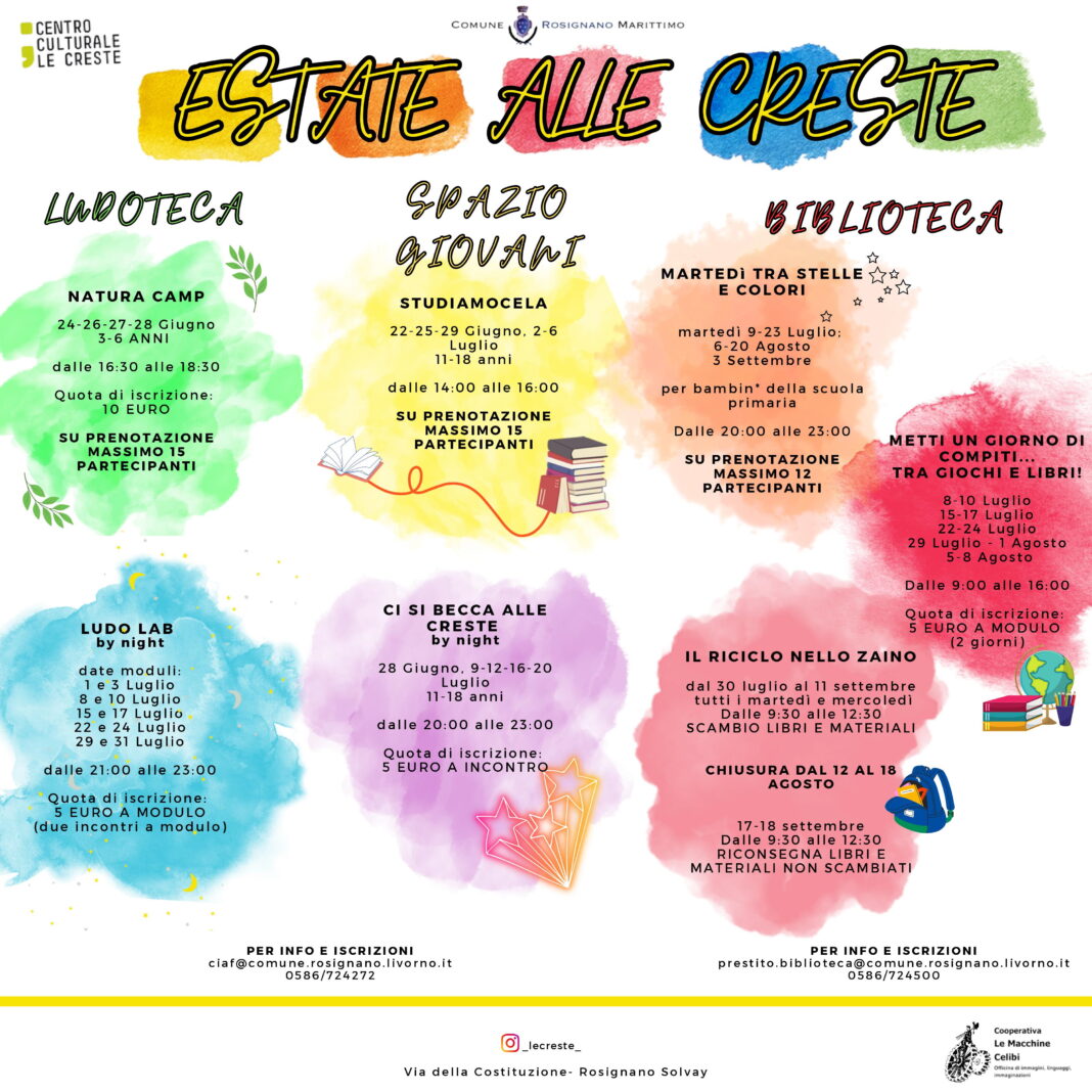 PROGRAMMA - Estate alle Creste estate alle creste