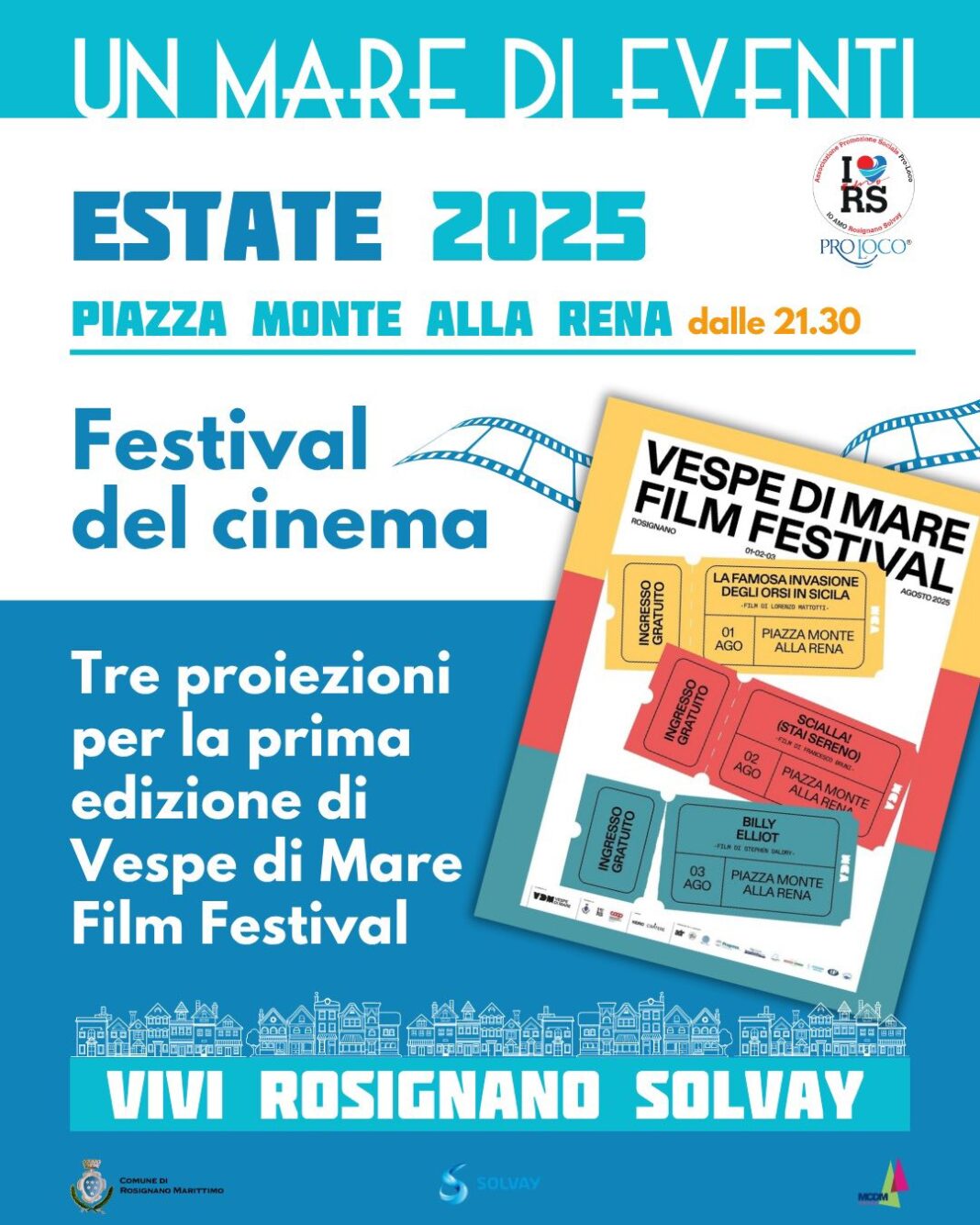 Cinema in piazza Monte alla Rena Cinema in piazza Monte alla Rena