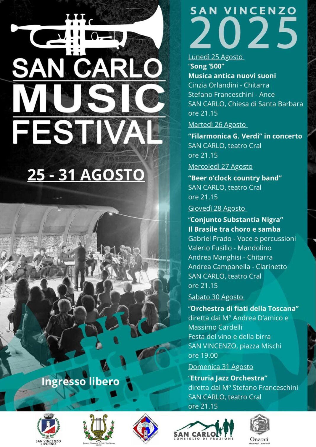 locandina SAN CARLO MUSIC FESTIVAL