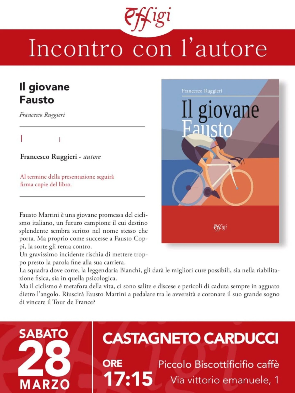 Presentazione libro "Il giovane Fausto"