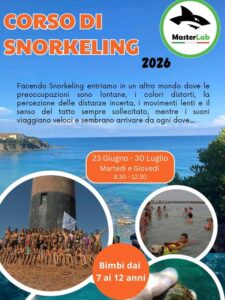 corso di snorkeling