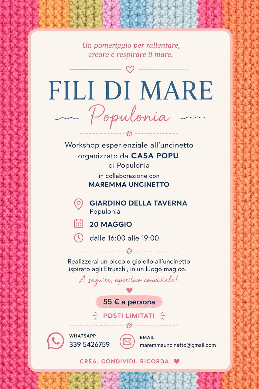 “Fili di Mare” a Populonia “Fili di Mare” a Populonia