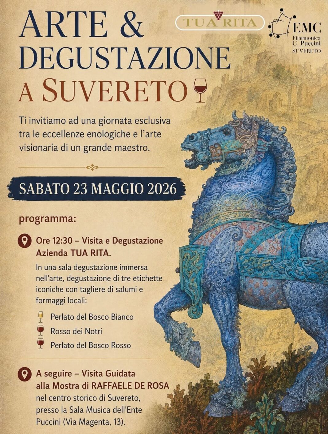 Arte e Degustazione a Suvereto Arte e Degustazione a Suvereto