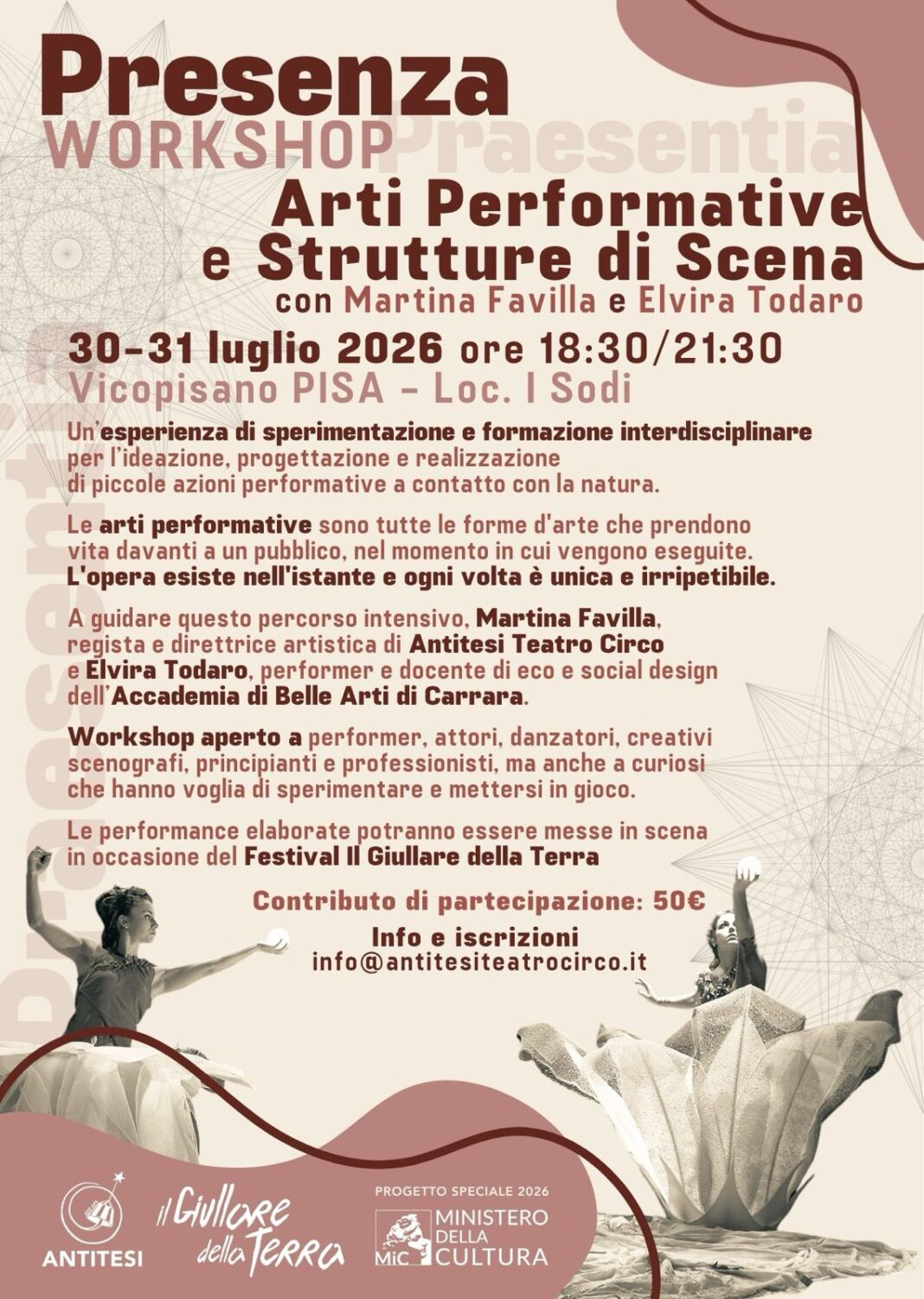 Praesentia workshop antitesi teatro circo Praesentia workshop antitesi teatro circo