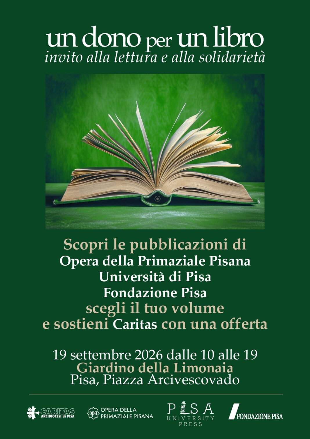 "Un dono per un libro" Pisa