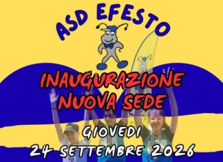 A.S.D. Efesto: nuova sede a Rosignano Solvay ASD Efesto