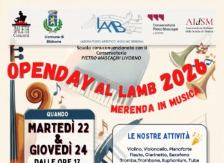 Riparte il Laboratorio Artistico Musicale di Bibbona Due open day Open Day Laboratorio Artistico Musicale di Bibbona
