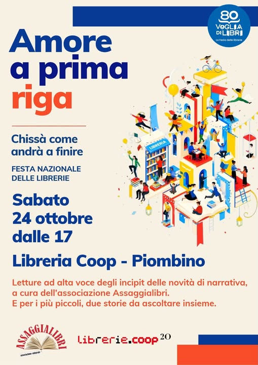 "Amore a prima riga" - Libreria Coop di Piombino