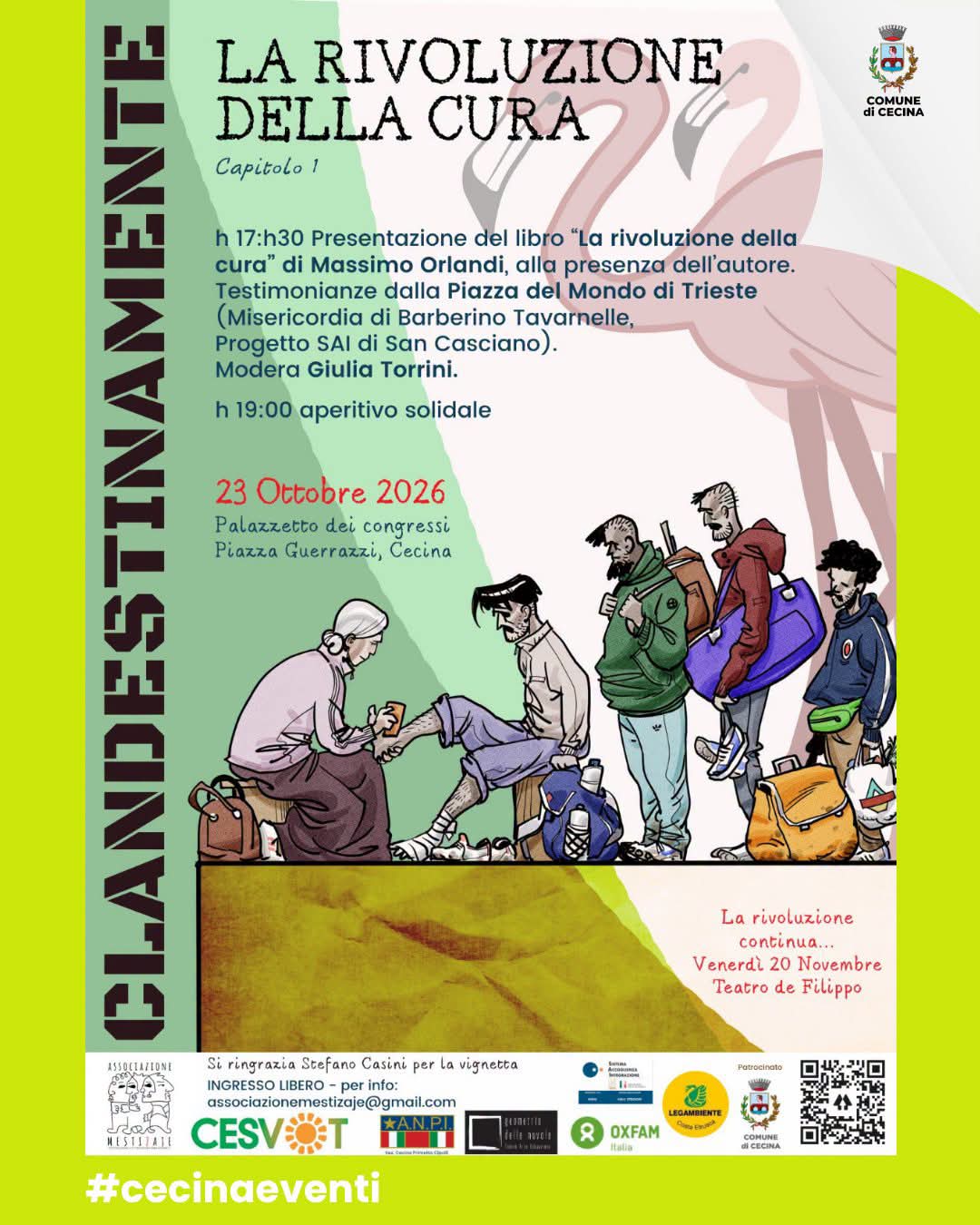 "La rivoluzione della cura" Massimo Orlandi - Cecina