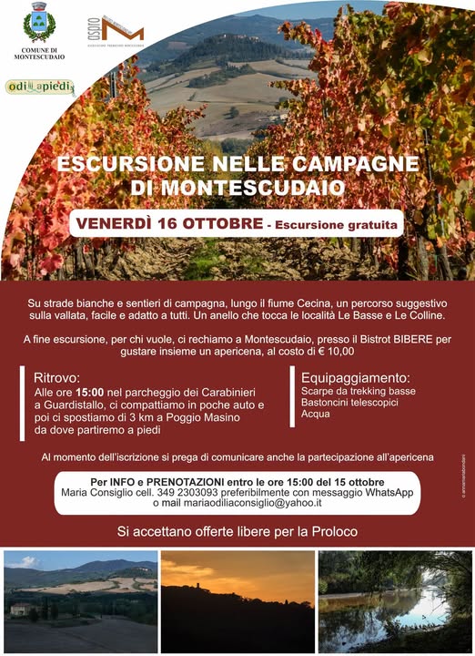 Escursione Montescudaio